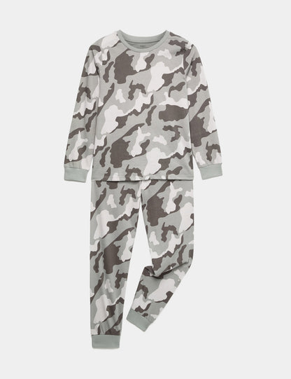 Kamuflaj Desenli Pijama Takımı