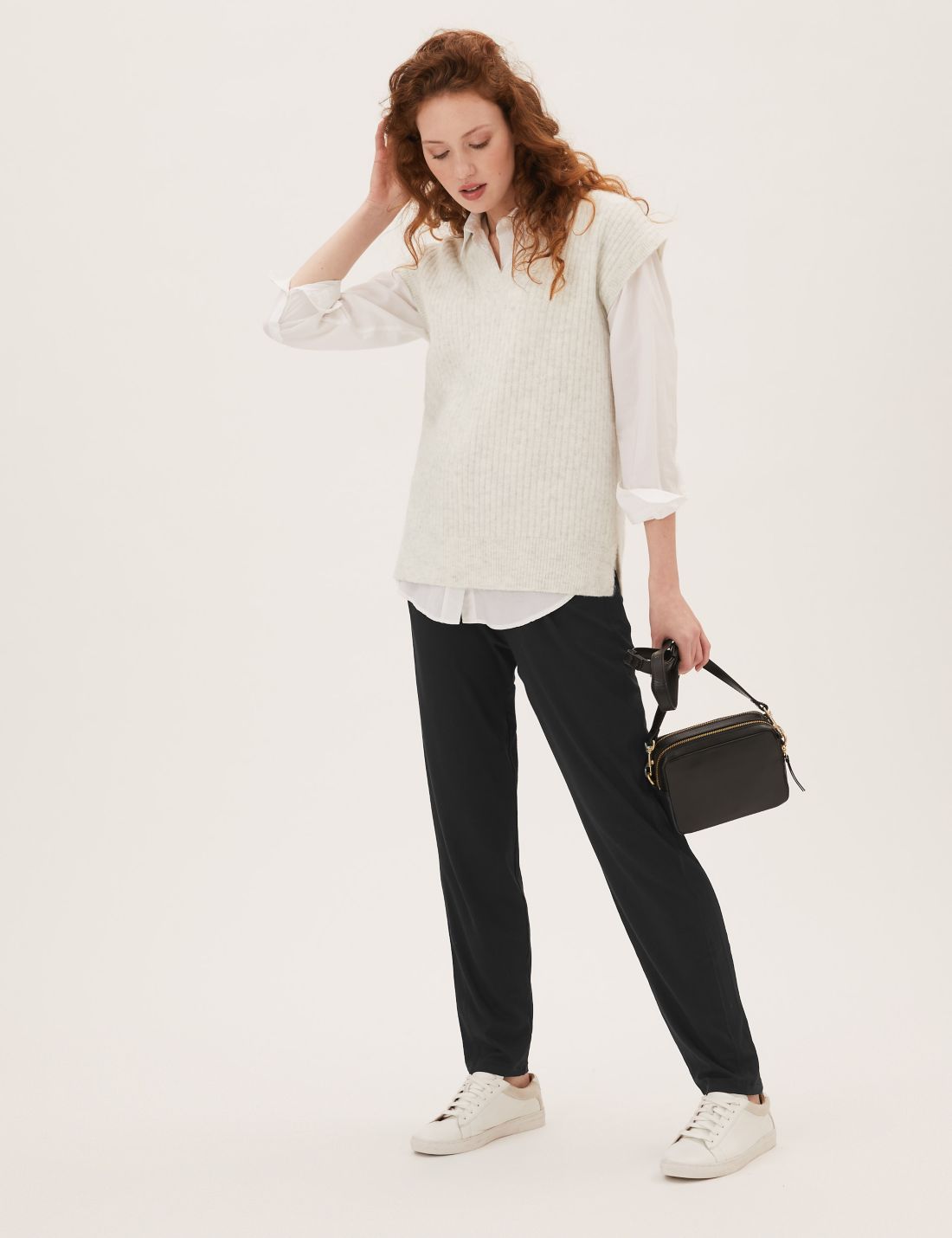 Tapered Fit Örme Pantolon