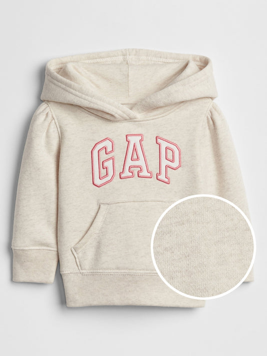 Lacivert Gap Logo Kapüşonlu Fleece Sweatshirt