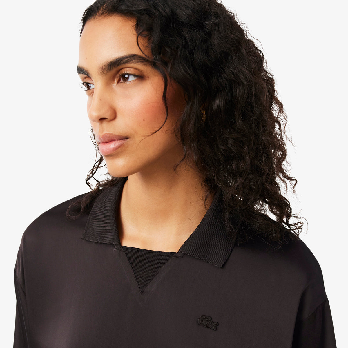 Lacoste Regular Fit Kadın Kahverengi Elbise