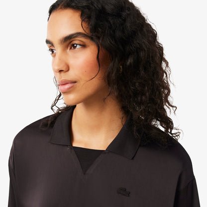 Lacoste Regular Fit Kadın Kahverengi Elbise