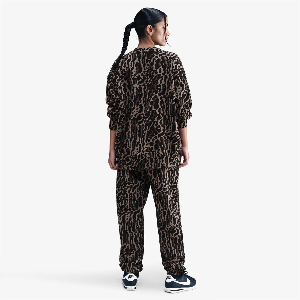 Nike Sportswear Phoenix Fleece Oversize Kadın Kahverengi Eşofman Üstü