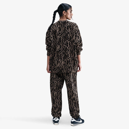Nike Sportswear Phoenix Fleece Oversize Kadın Kahverengi Eşofman Üstü