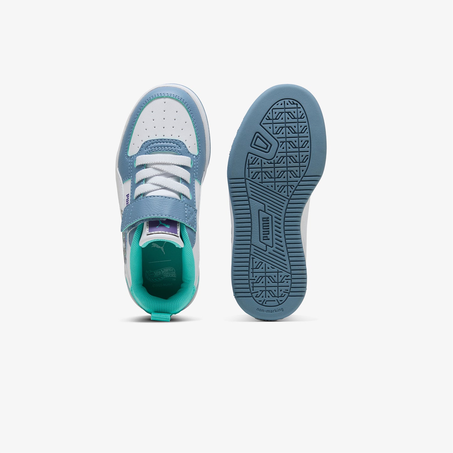 Puma Caven 2.0 Low Hotwheels Çocuk Mavi Spor Ayakkabı