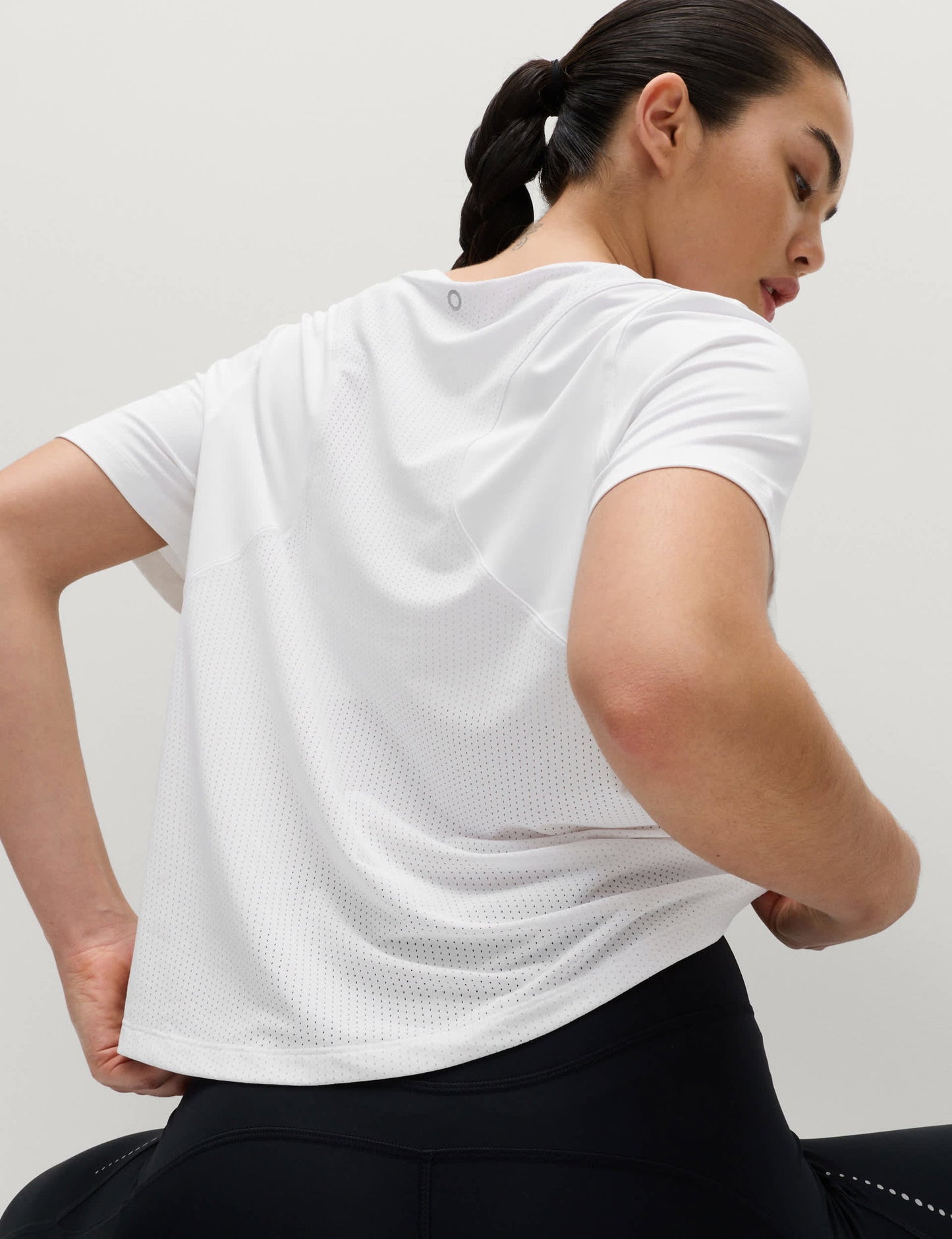Bisiklet Yaka Relaxed Fit Spor Tişört