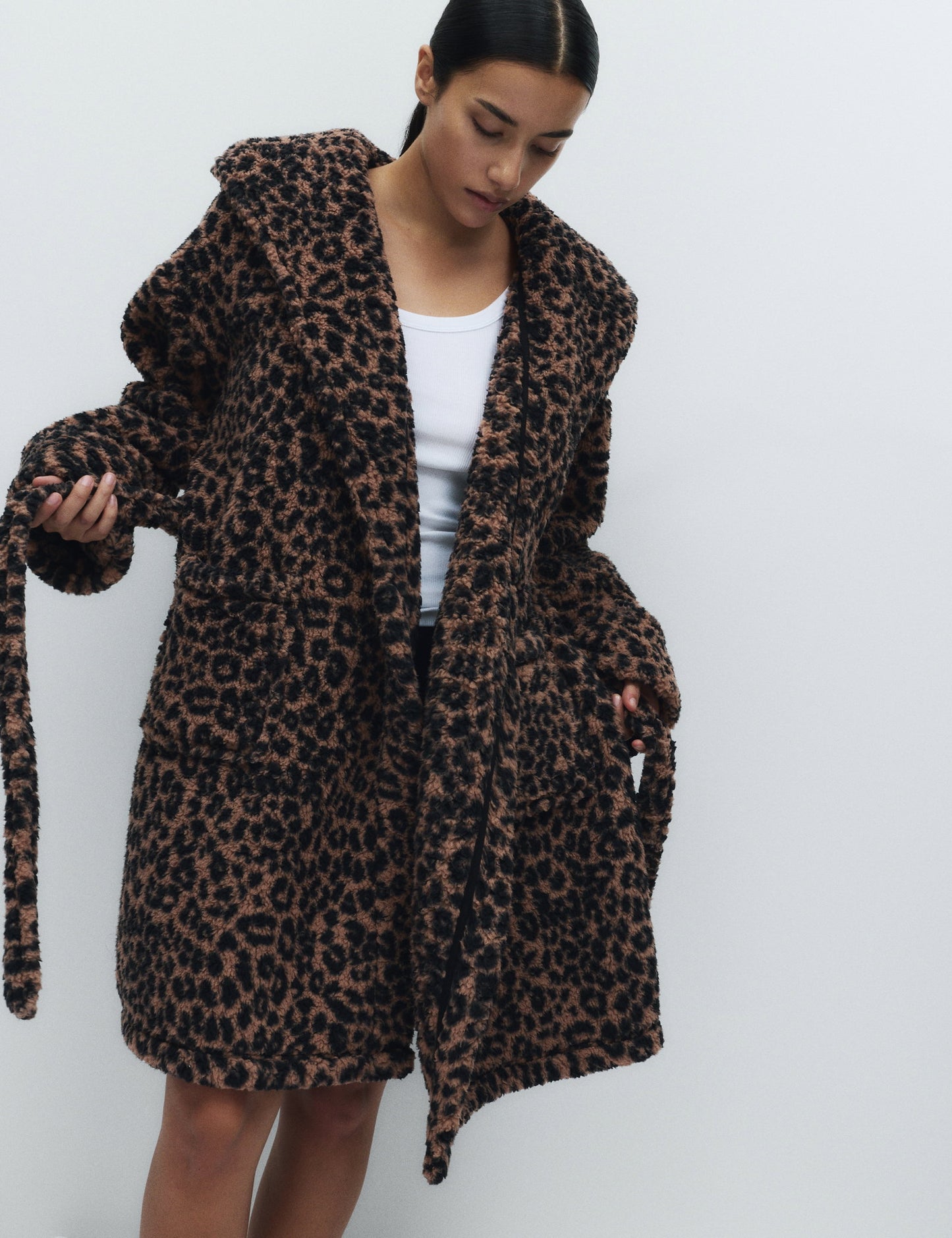 Leopar Desenli Sabahlık