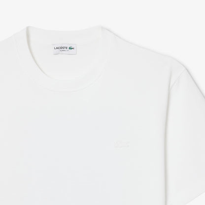 Lacoste Classic Fit Erkek Beyaz T-shirt
