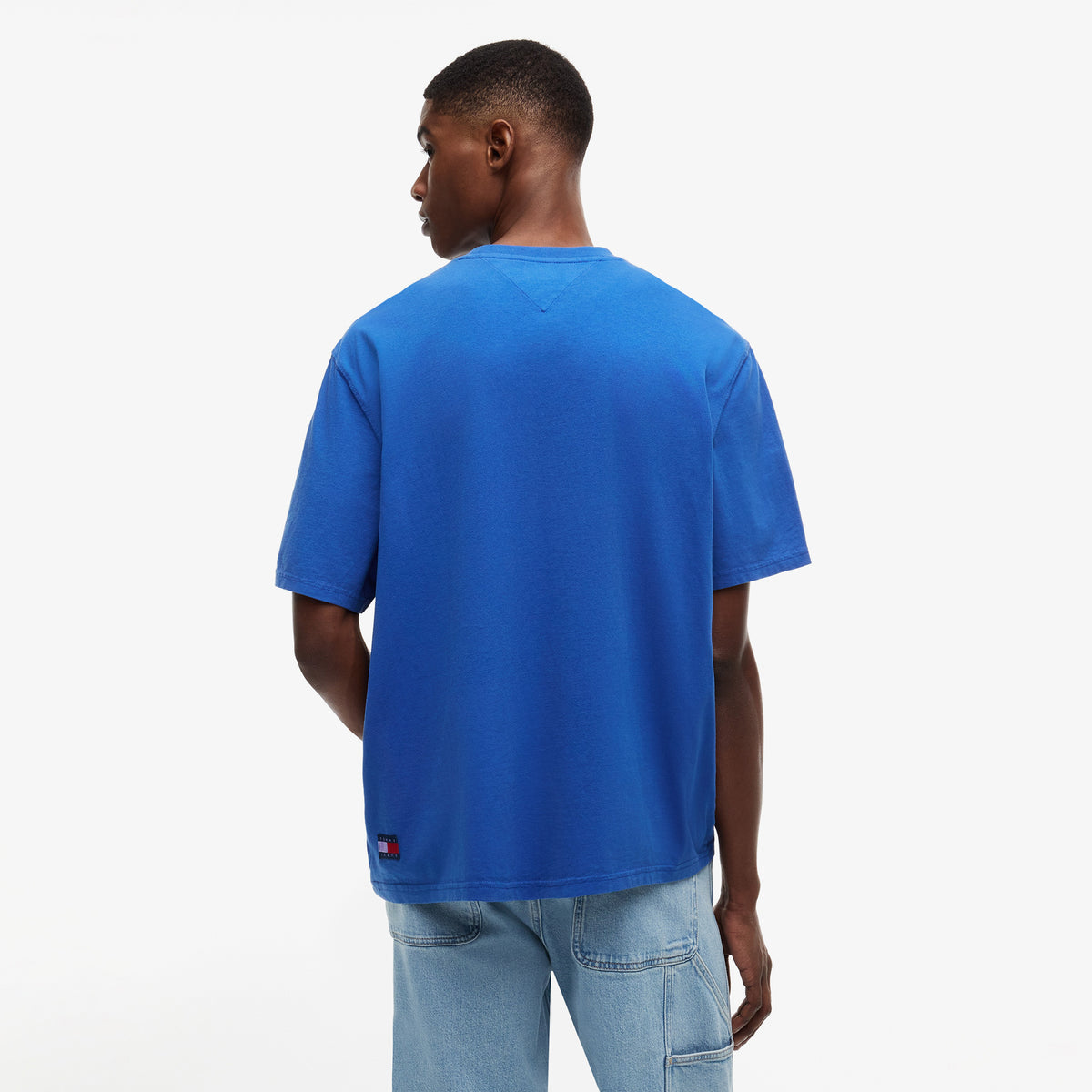 Tommy Hilfiger 90s New Classics Ss Tee Erkek Mavi T-shirt