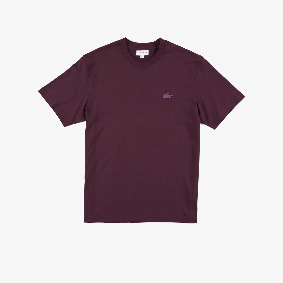 Lacoste Classic Fit Erkek Bordo T-shirt