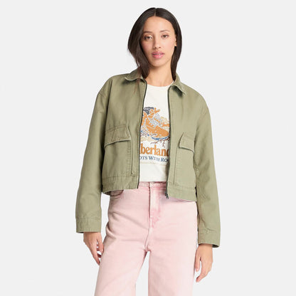 Timberland Stafford Bomber Kadın Yeşil Ceket
