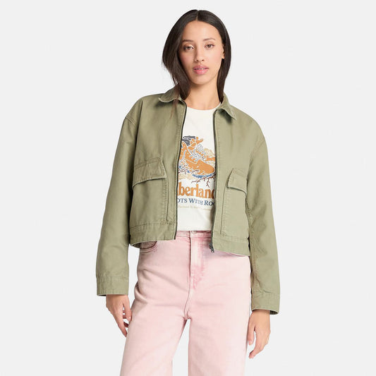 Timberland Stafford Bomber Kadın Yeşil Ceket