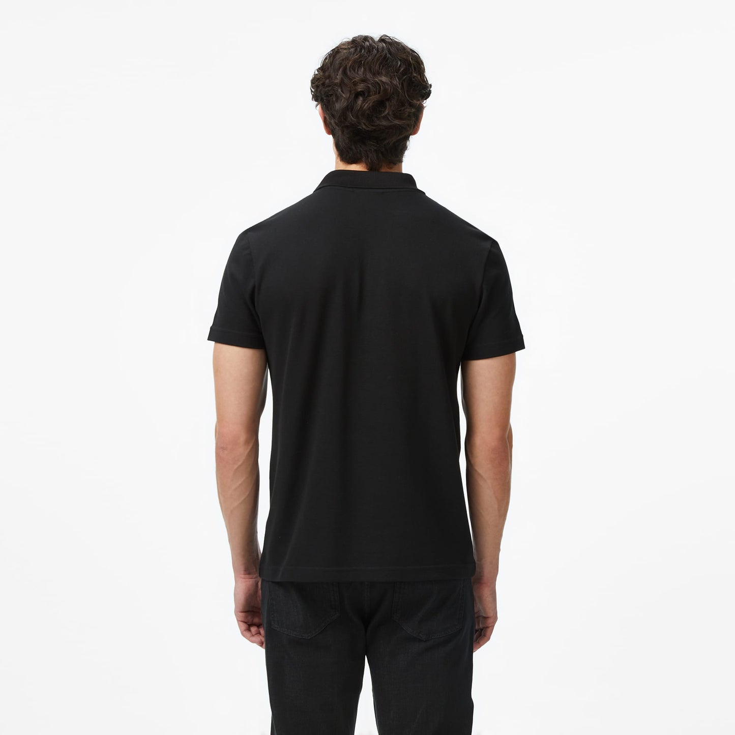 Lacoste Erkek Regular Fit Renk Bloklu Siyah Polo