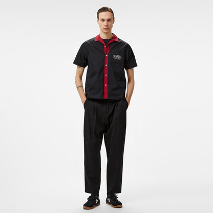 The Hundreds Giles Ss Woven Erkek Siyah Gömlek