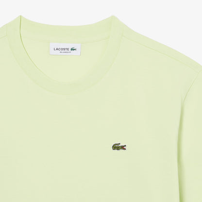 Lacoste Kadın Relaxed Fit Bisiklet Yaka Sarı T-shirt