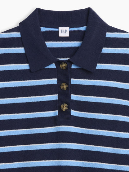 Lacivert Cashsoft Relaxed Triko Polo Kazak