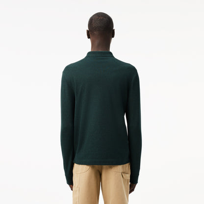 Lacoste Erkek Regular Fit Uzun Kollu Koyu Yeşil Polo