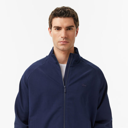 Lacoste Erkek Classic Fit Dik Yaka Lacivert Sweatshirt