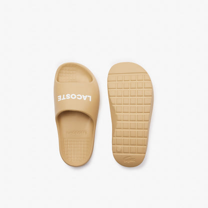 Lacoste Serve Slide 2.0 Kadın Bej Terlik