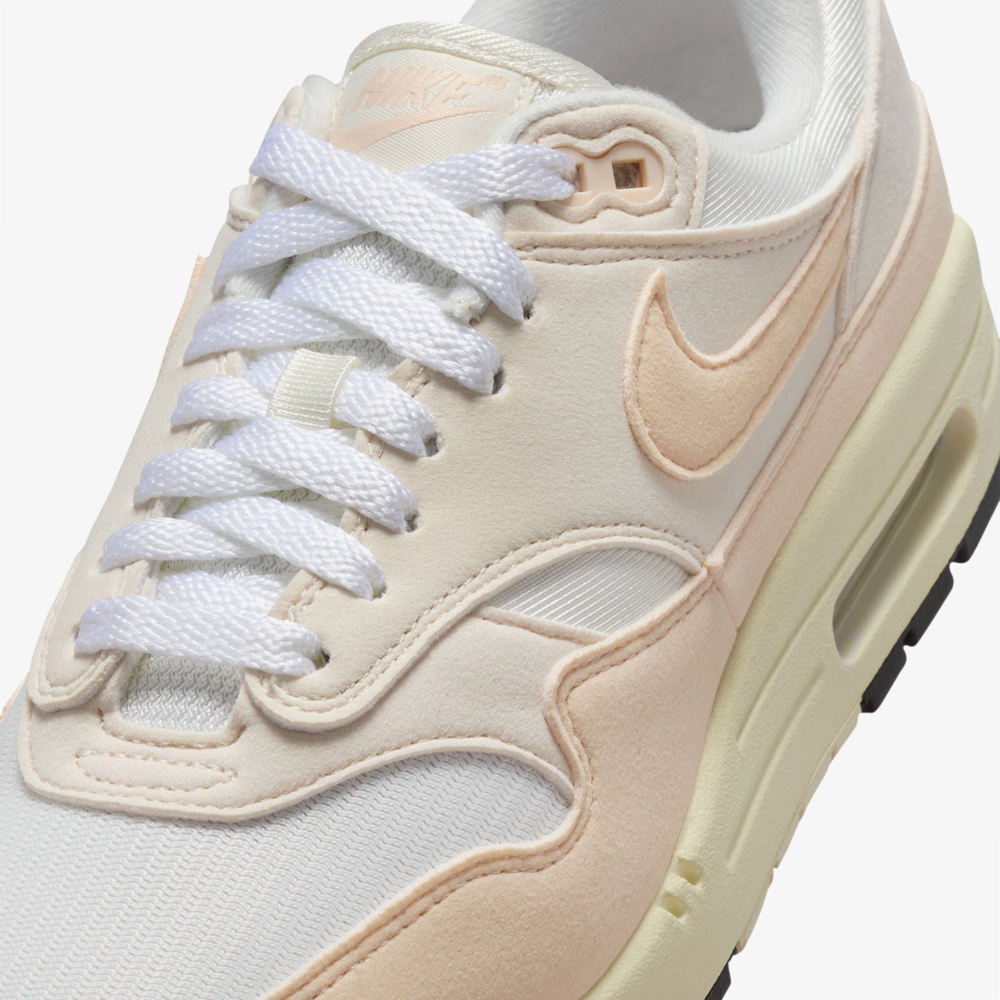 Nike Air Max 1 Kadın Beyaz Krem Pembe Sneaker