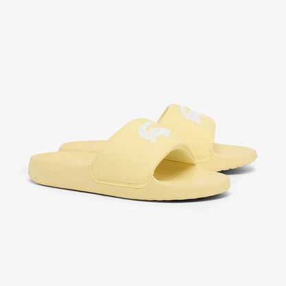 Lacoste Serve Slide 1.0 Kadın Sarı Terlik