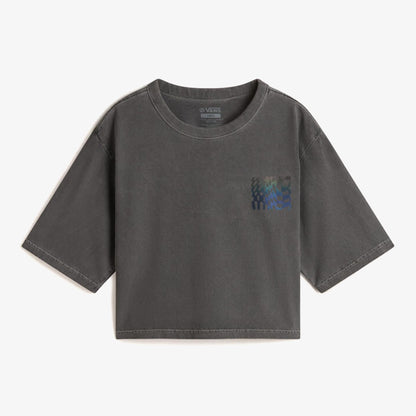 Vans Mte Wildthorn Reflective Boxy Kadın Gri T-shirt