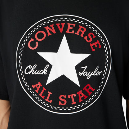 Converse Go-to All Star Patch Logo Unisex Siyah T-shirt