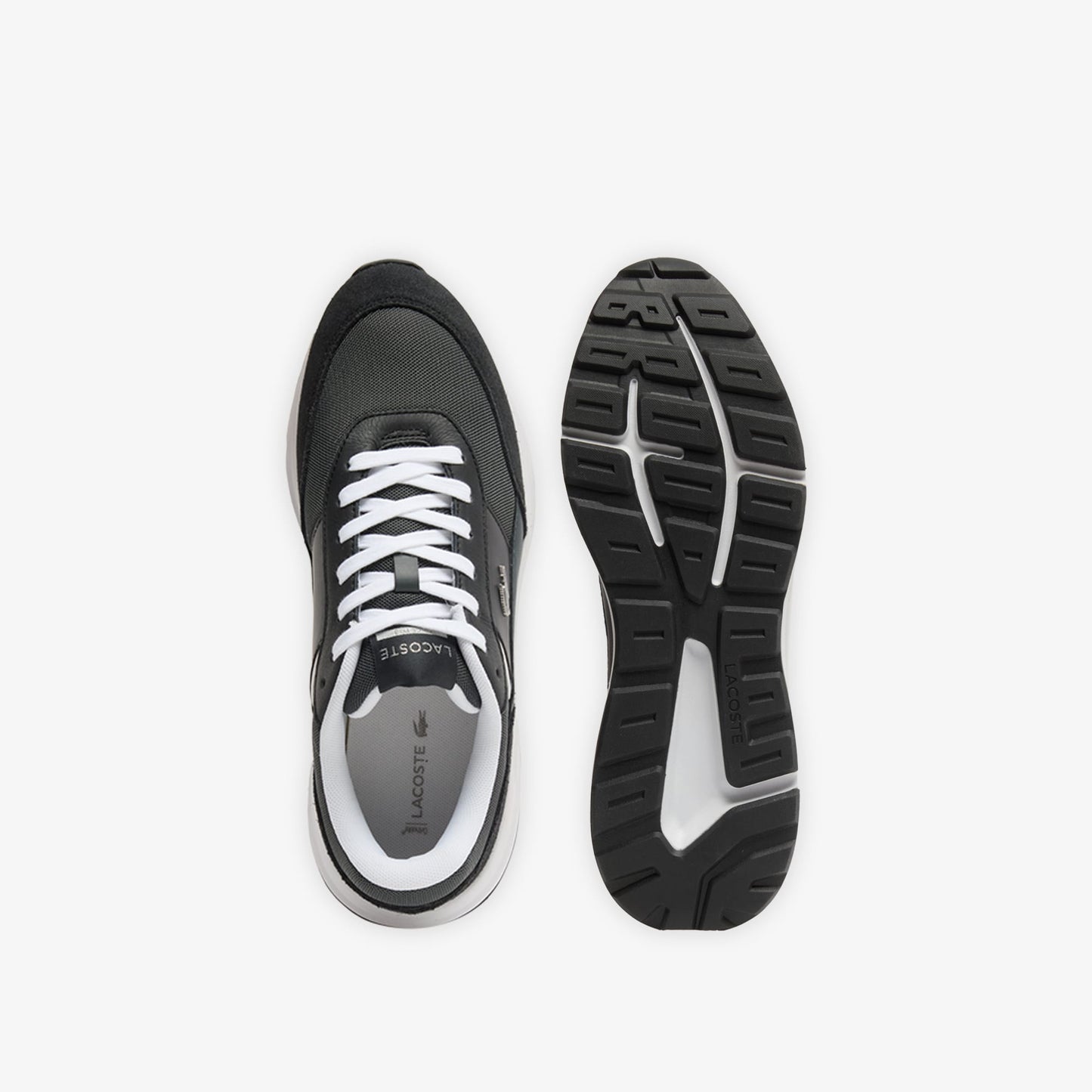 Lacoste Run Set Cgr Bar Erkek Koyu Gri Spor Ayakkabı