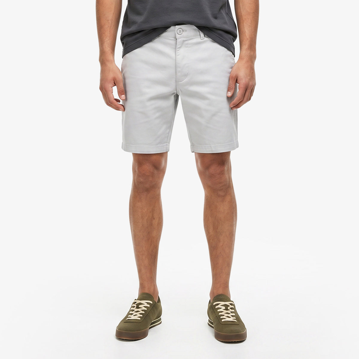 Lacoste Slim Fit Erkek Gri Şort