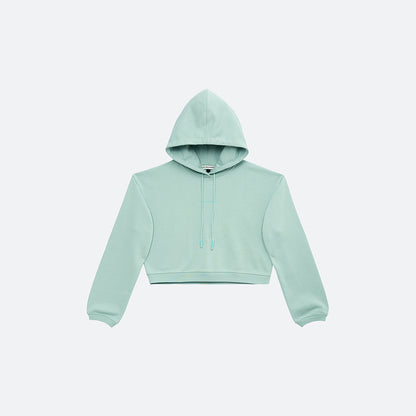 Les Benjamins Essentials Kadın Yeşil Hoodie