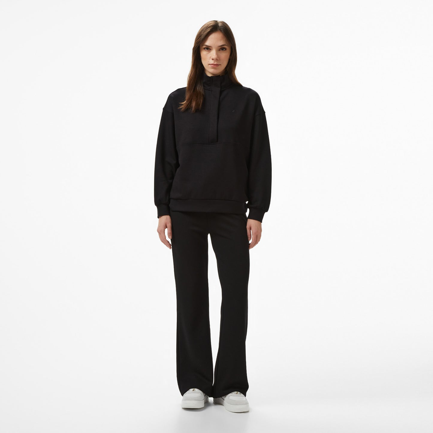 Nautica Kadın Siyah Regular Fit Eşofman Altı