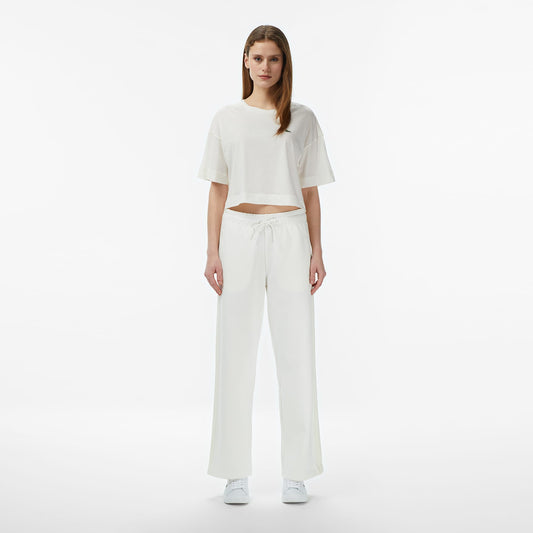 Lacoste Kadın Regular Fit Krem Eşofman Altı