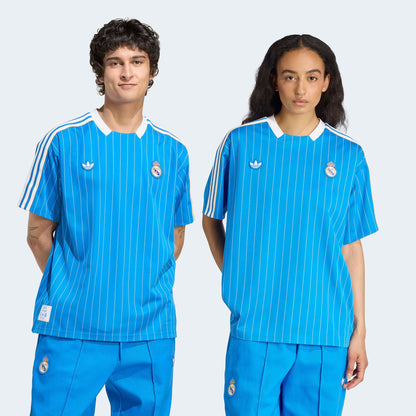 Adidas Real Madrid Terrace Icons Erkek Mavi Forma