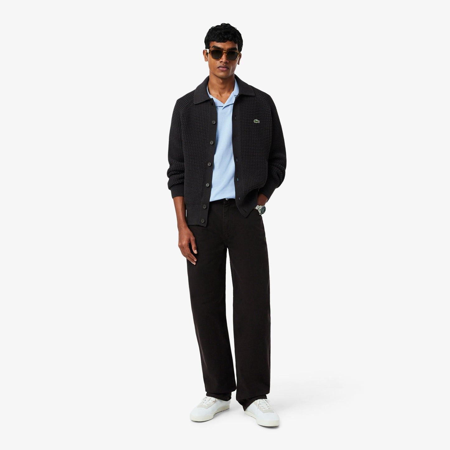 Lacoste Classic Fit Erkek Mavi Polo