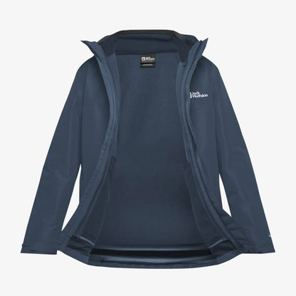 Jack Wolfskin Altenberg 3in1 Erkek Mavi Outdoor Mont