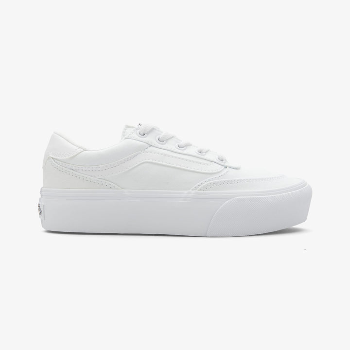 Vans Brooklyn Ls Platform Kadın Beyaz Sneaker