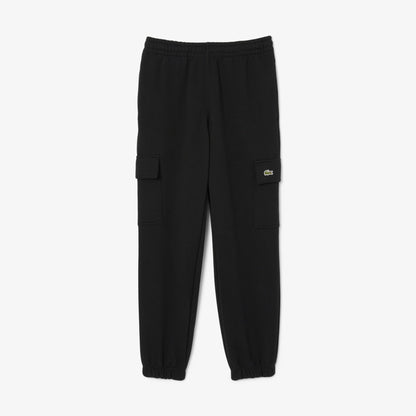 Lacoste Fleece Cargo Erkek Siyah Eşofman Altı