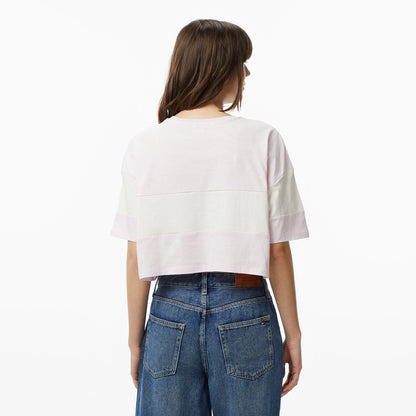 Tommy Hilfiger Badge Kadın Pembe T-shirt