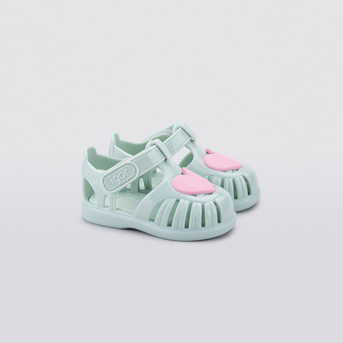 Igor Tobby Gloss Love Bebek Yeşil Sandalet