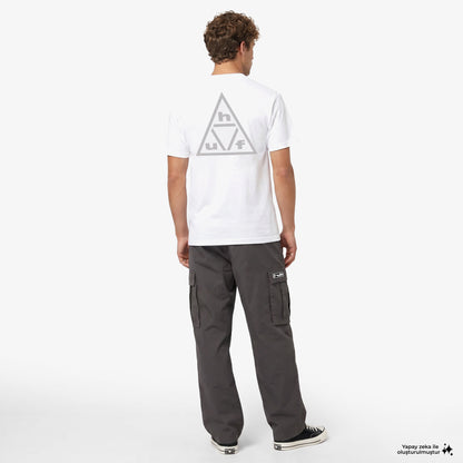 Huf Triple Triangle Ss Erkek Gri T-shirt