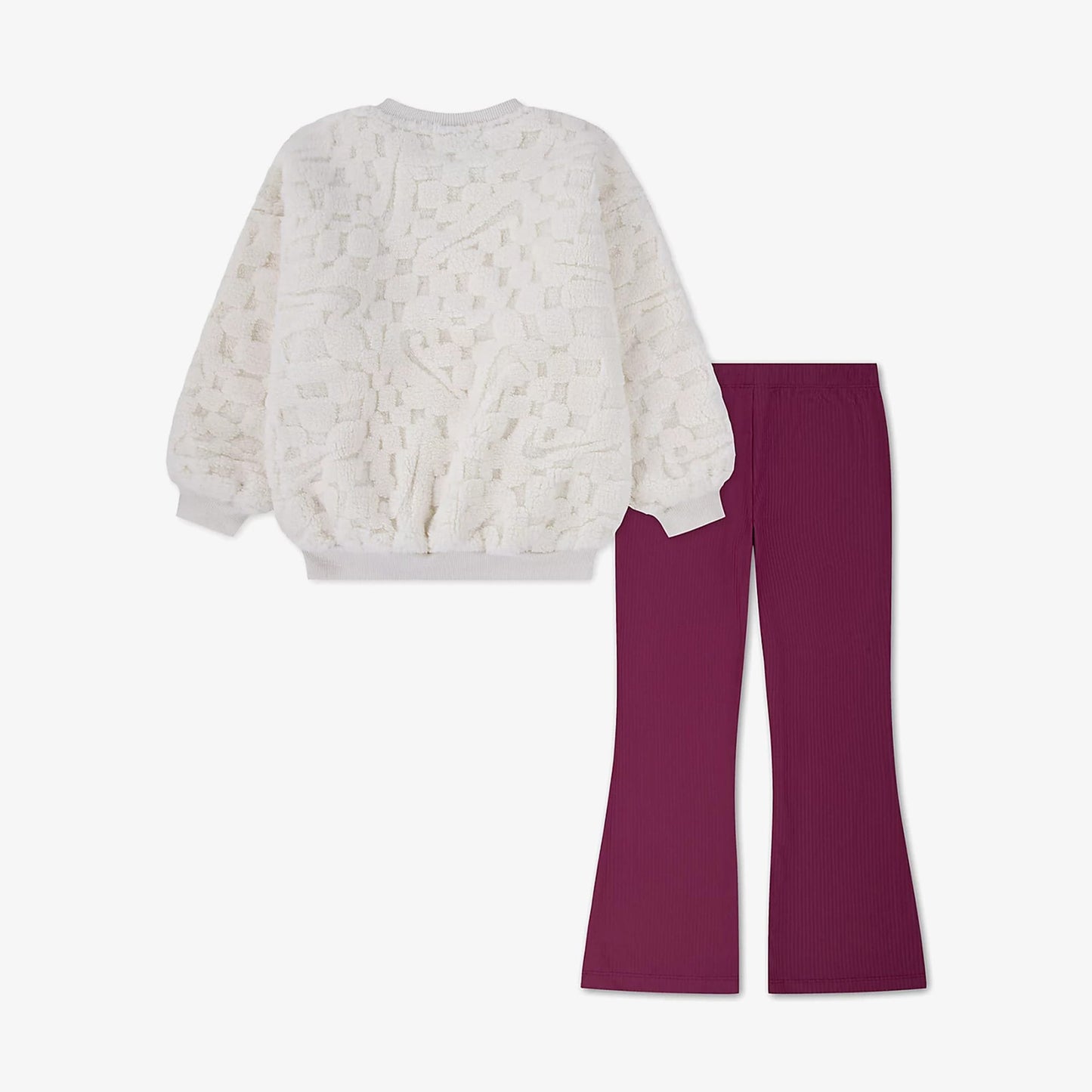 Nike Cozy Flare Leg Pant Set Çocuk Mor Eşofman Takımı