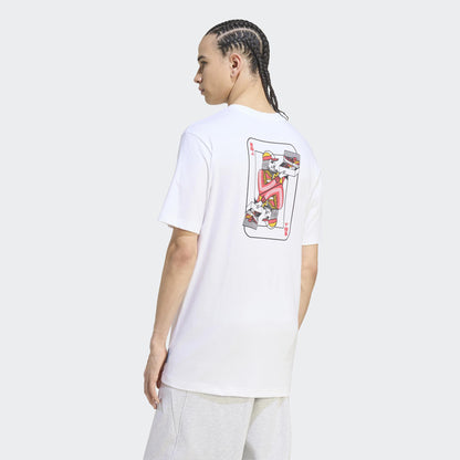 Adidas Nov Card T Erkek Beyaz T-shirt