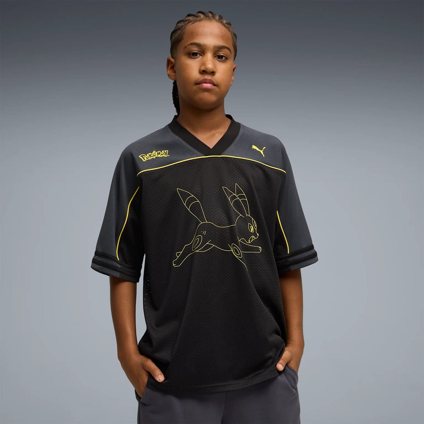 Puma X Pokemon Çocuk Siyah Forma