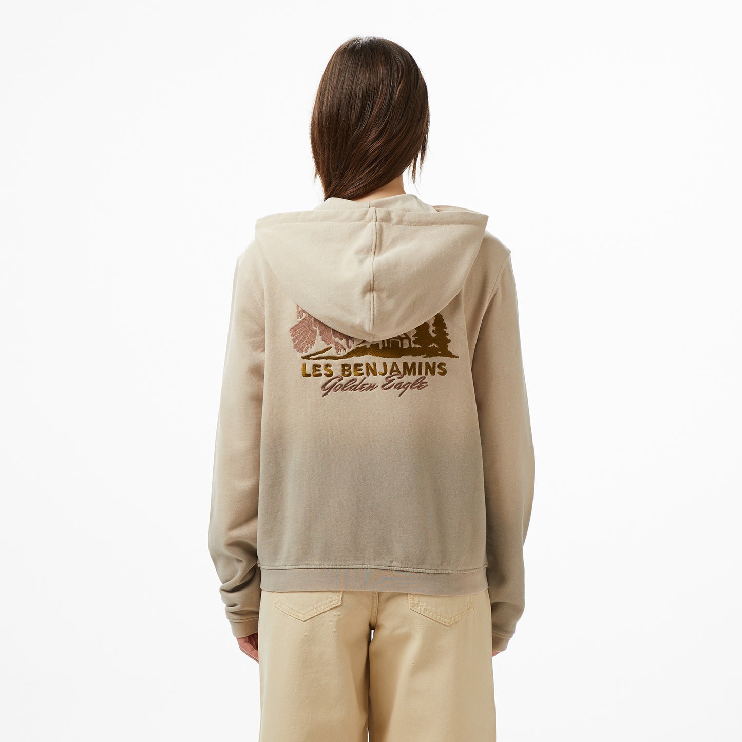 Les Benjamins Regular Fit Kadın Bej Sweatshirt