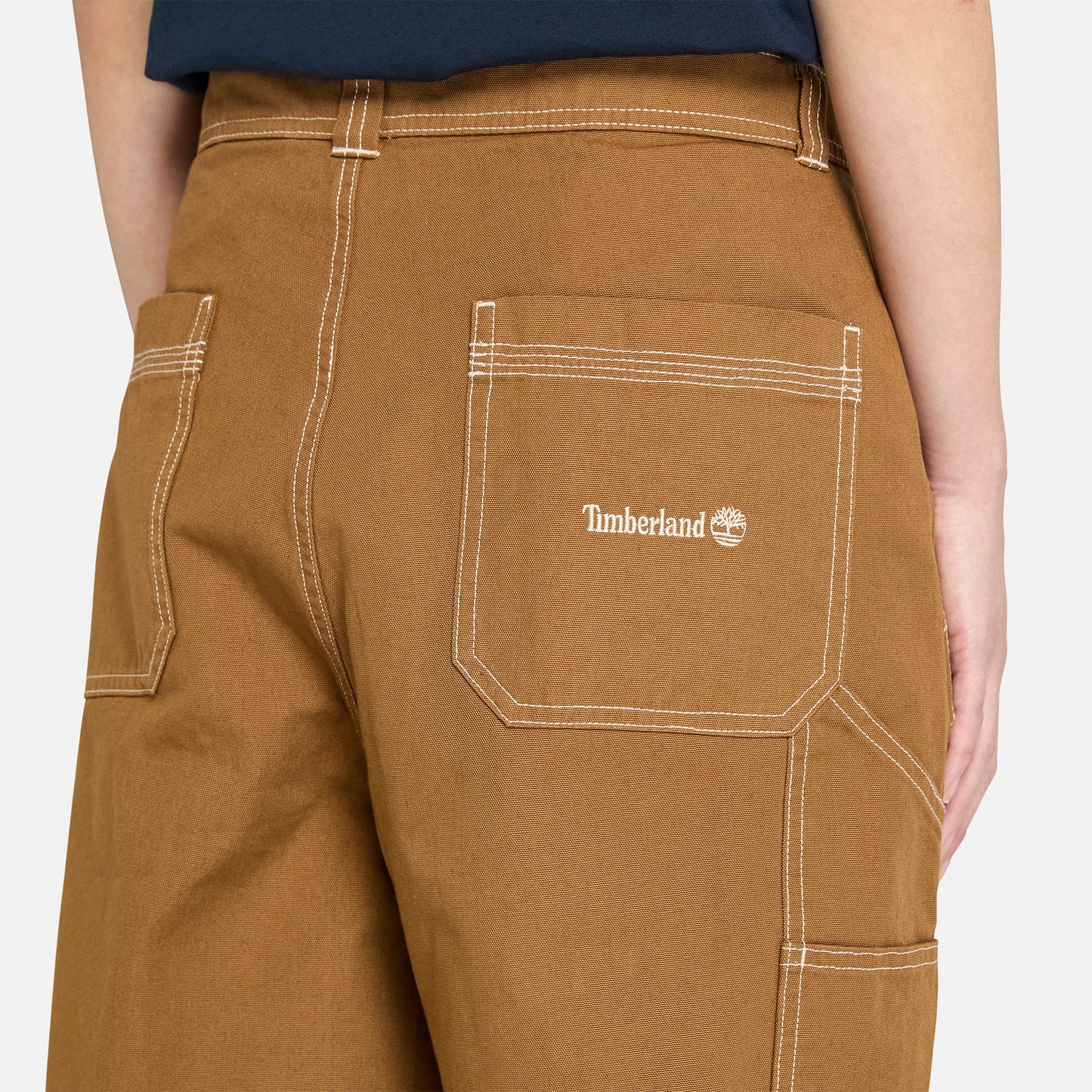 Timberland Washed Duck Canvas Carpenter Erkek Sarı Pantolon
