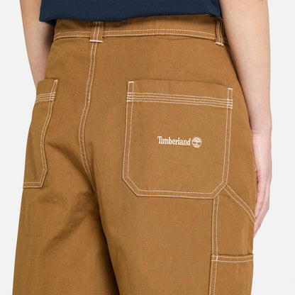 Timberland Washed Duck Canvas Carpenter Erkek Sarı Pantolon