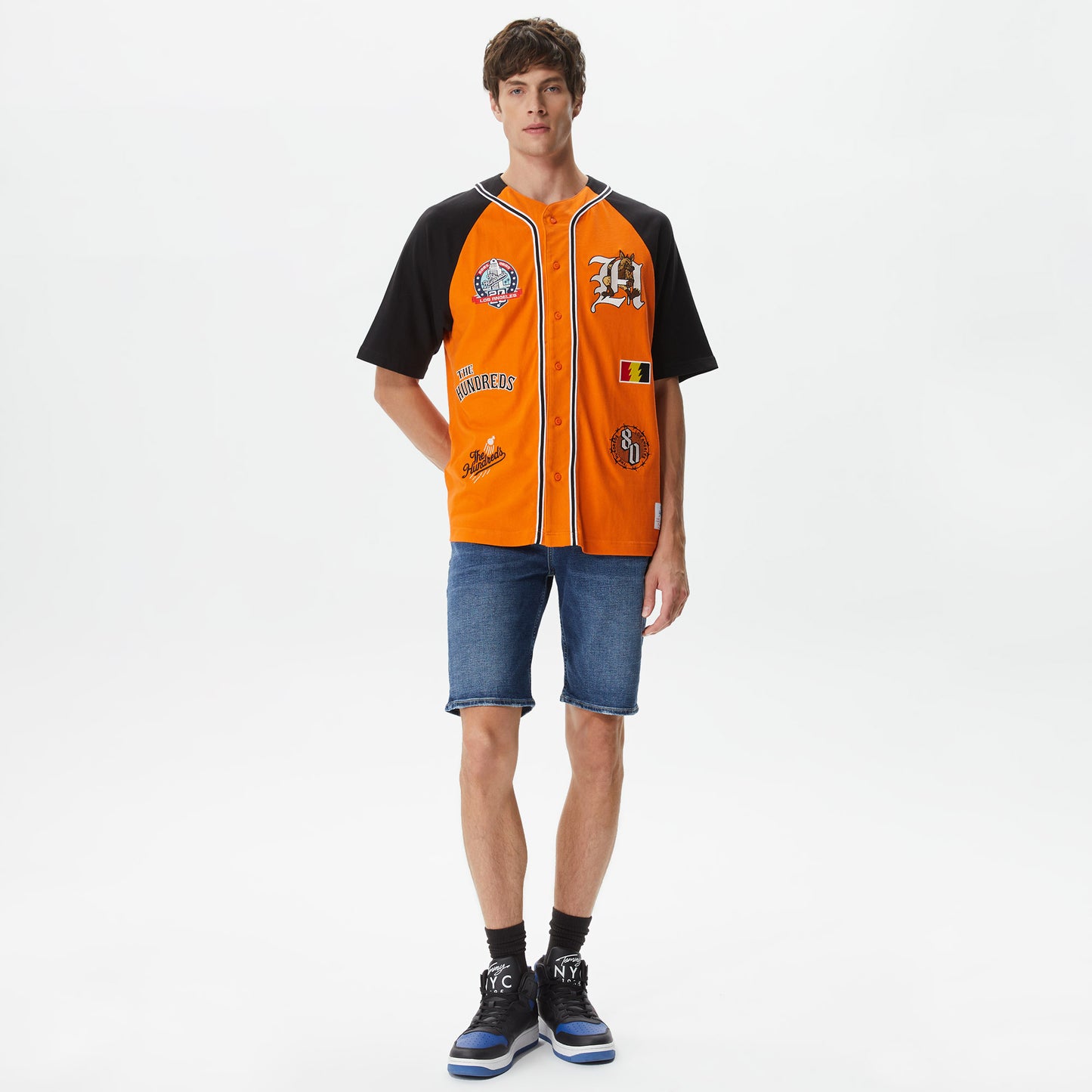 The Hundreds League Erkek Turuncu Gömlek