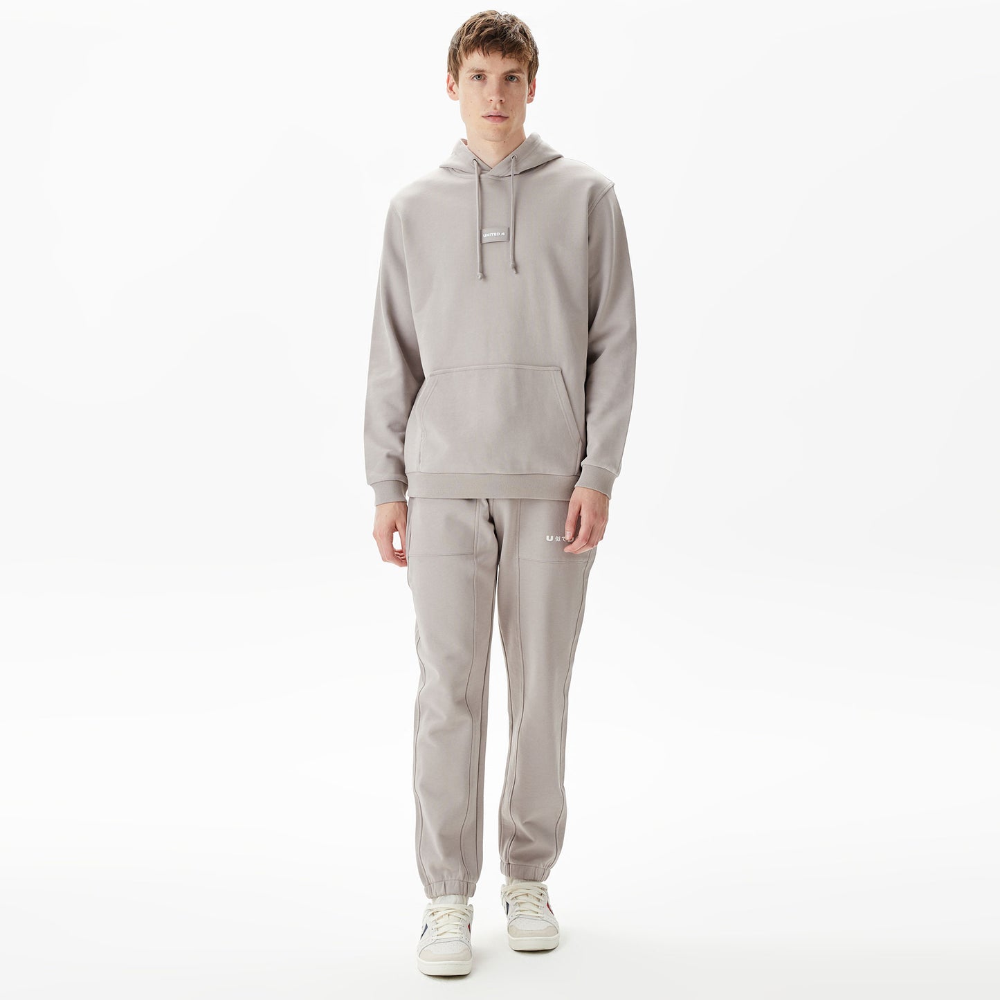 United4 Classic Erkek Gri Hoodie