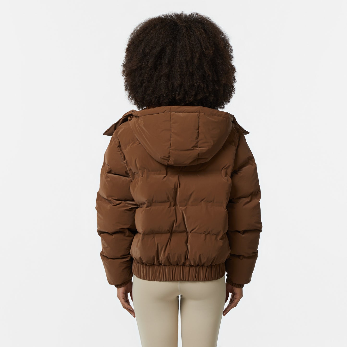 United4 Classic Kadın Kahverengi Bomber Mont