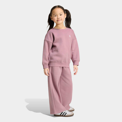 Adidas Crew Set Çocuk Siyah Eşofman Takımı
