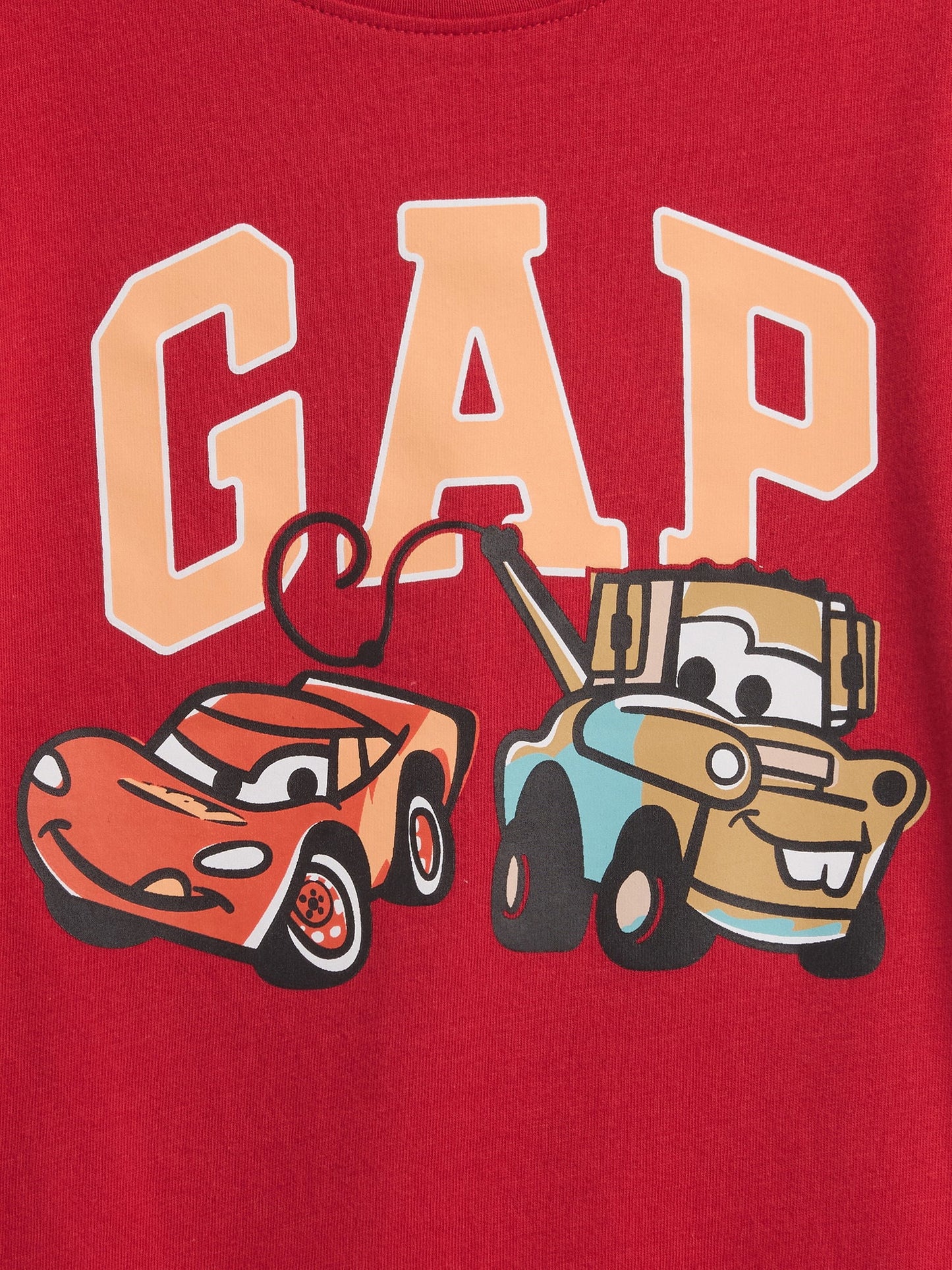 Kırmızı Disney Cars Logo T-shirt